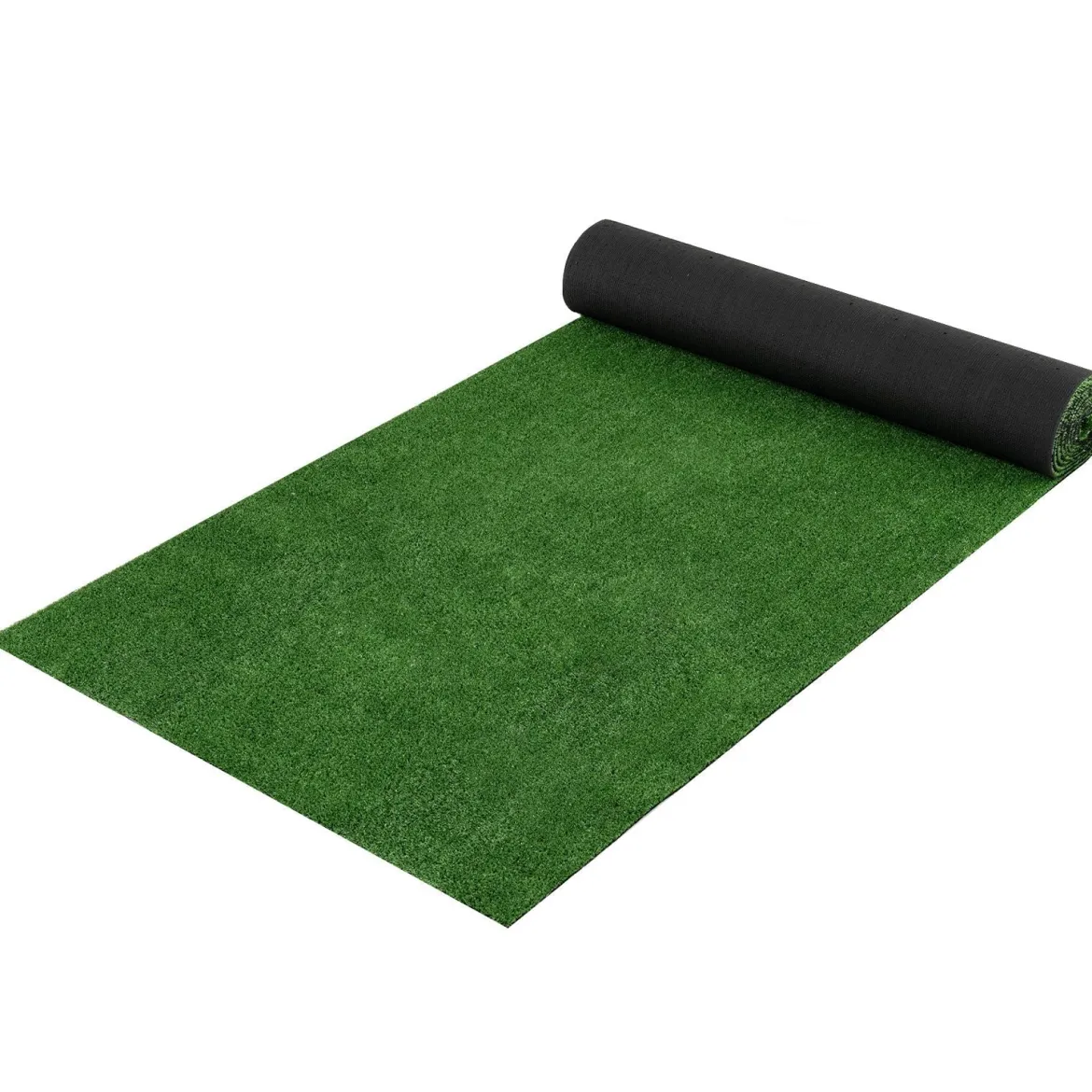 20 mm Kunstrasen Outdoor Grün mit Drainagesystem in Natürlicher Optik 100 x 500 cm