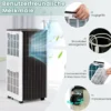 Mobiler Klimaanlagen 4-in-1 Klimagerät Kühl-&Lüfter-&Entfeuchtungs&Schlafmodus Fernbedienung 31 x 32 x 71,5 cm Weiß
