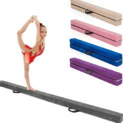 2,1M Schwebebalken Gymnastik Training Zusammenfaltbar Strapazierfähig Fitness