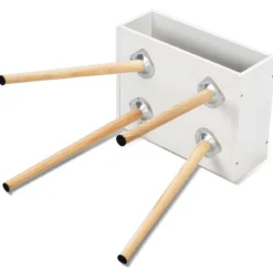 Nachttisch Weiß Design Ablagetisch Couchtisch 40 x 30 x 54 cm