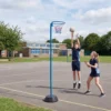 Netball-Torpfosten Freistehender Basketballkorb mit Höhenverstellbarem Pfosten von 105-255 cm