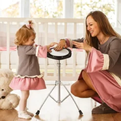 30 Noten Xylophon mit Schlägel & Drumsticks & Höhenverstellbarer Ständer Glockenspiel Set