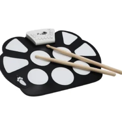 10 Pad elektronisch Trommel E-Drum Elektronik Drum Instrument Schlagzeug Faltbar