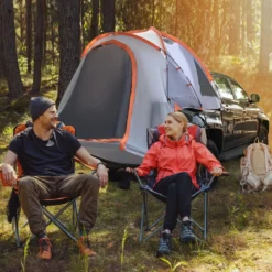2 Personen LKW-Zelt mit Tragetasche für Camping LKW-Bett-Zelt 265 x 178 x 100 cm Campingzelt