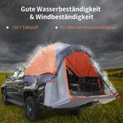 2 Personen LKW-Zelt mit Tragetasche für Camping LKW-Bett-Zelt 265 x 178 x 100 cm Campingzelt