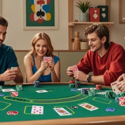 Pokerset mit 400 Laser-Chips & 2 Spielkarten & 5 Würfel & Dealer Button Aluminium Pokerkoffer