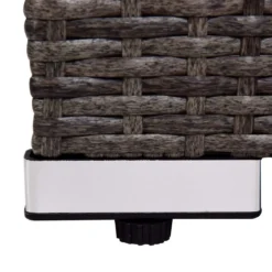 Poly Rattan Gartengarnitur Gartenset Rattanmöbel Lounge Set inkl. 2 Sets Kissenbezüge
