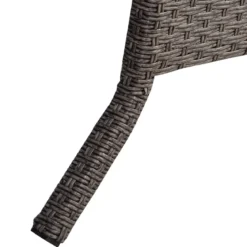 Poly Rattan Gartengarnitur Garten Lounge inkl. Glasplatte und Sitzkissen Braun
