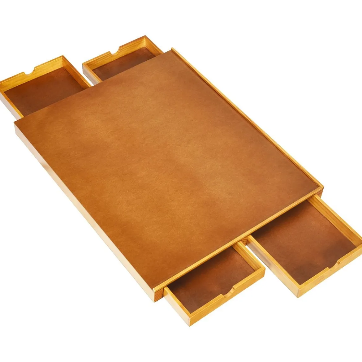 Puzzletisch mit 4 Schubladen Puzzle Board Holz 80 x 65cm