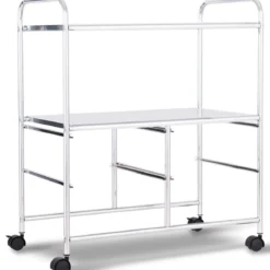 Rollwagen 4 Schubladen Bad Rollcontainer Küchenwagen mit Rollen 58,5 x 37 x75 cm