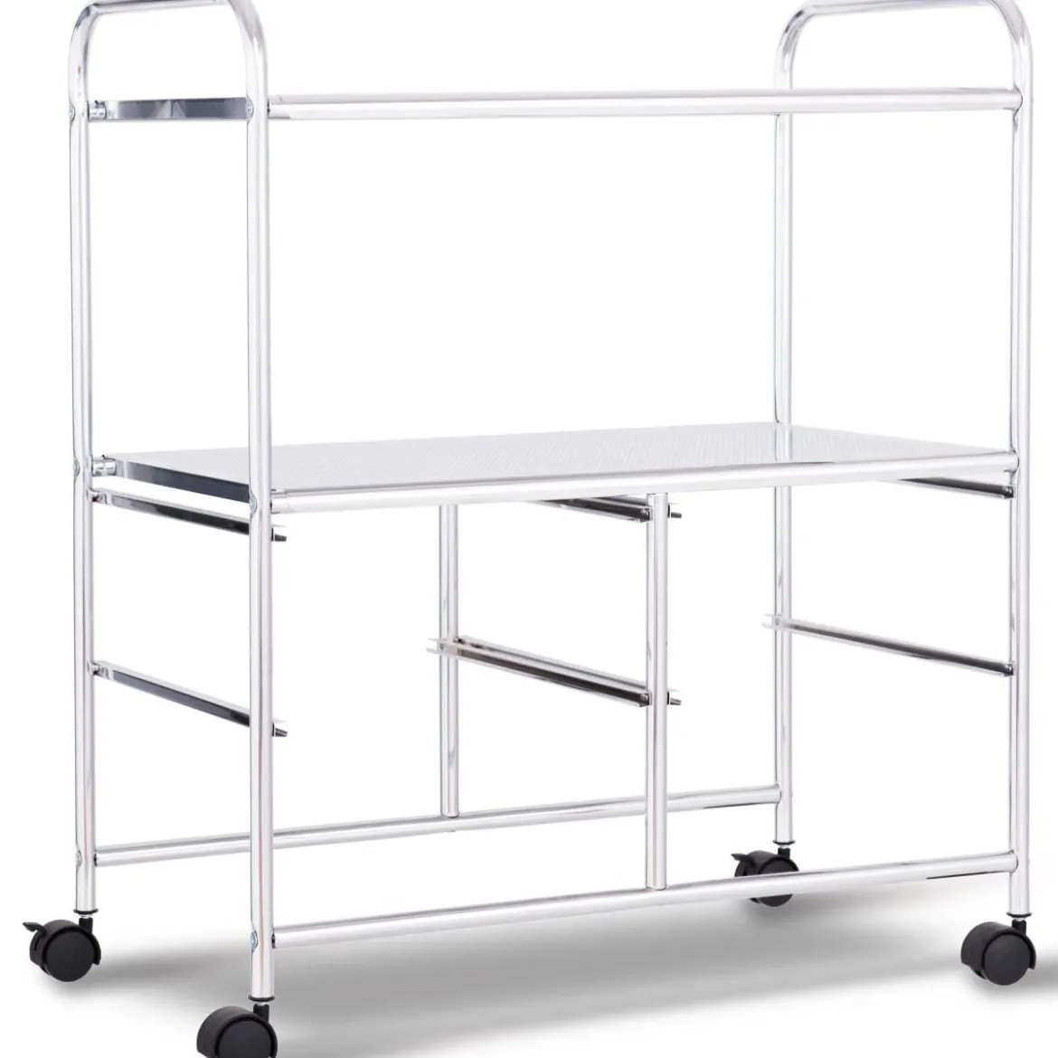 Rollwagen 4 Schubladen Bad Rollcontainer Küchenwagen mit Rollen 58,5 x 37 x75 cm