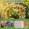 Rosenbogen mit 2 Pflanzkasten Blumenbogen aus Tannenholz Gartenbogen mit Rankgitter 183x18x210 cm