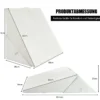 Schlafkissen aus Memory Foam Bettkeil-Kissen Schlafkissen 58 x 50,5 x 36 cm Weiß