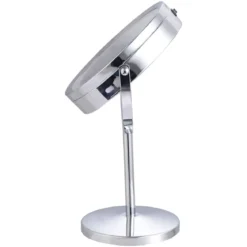 Schminkspiegel360° Schwenkbar Kosmetikspiegel mit 5 Fach Vergrößerungsspiegel mit LED Beleuchtung