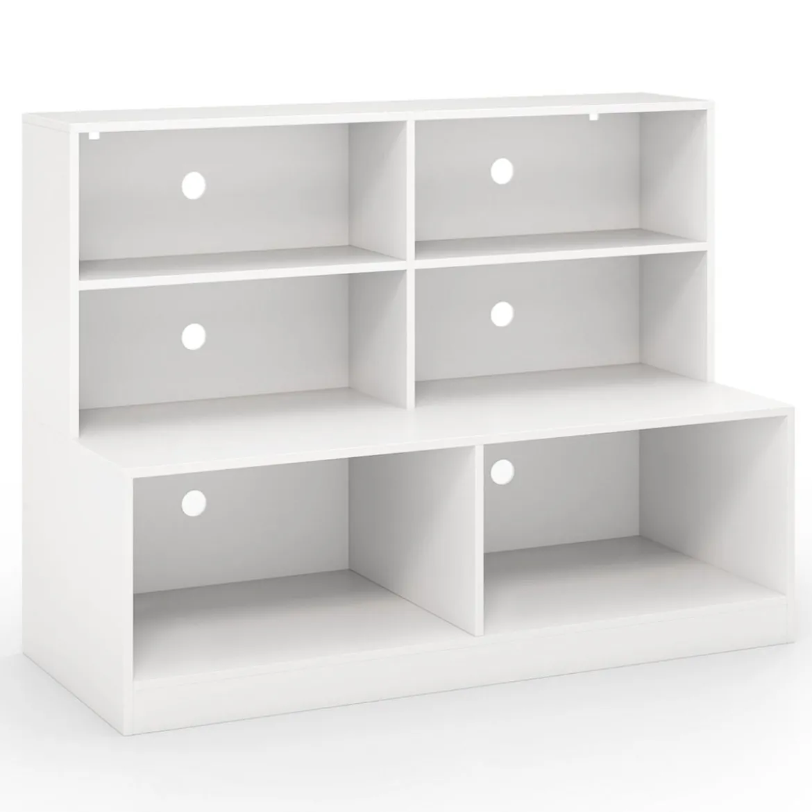 Schuhschrank mit 6 Fächern 2-in-1-Kombination aus Regal & Schuhbank Moderner Schuh Organizer