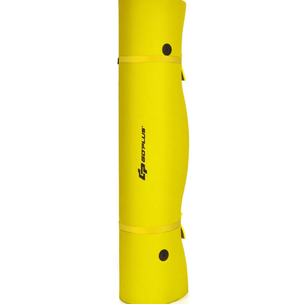Schwimmender Teppich Schwimmmatte Wasserliege 270 x 180 x 3,5 cm Gelb/Blau
