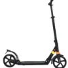 Scooter Roller klappbar Zusammenklappbarer Trittroller Tretroller ABEC7-Lager 3 Höhen verstellbar Sport Kickscooter Kickroller Schwarz