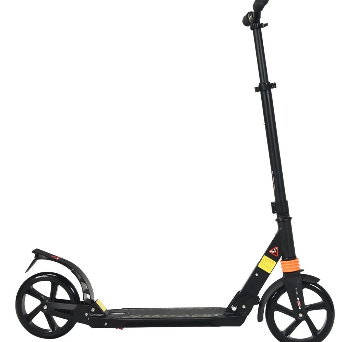 Scooter Roller klappbar Zusammenklappbarer Trittroller Tretroller ABEC7-Lager 3 Höhen verstellbar Sport Kickscooter Kickroller Schwarz