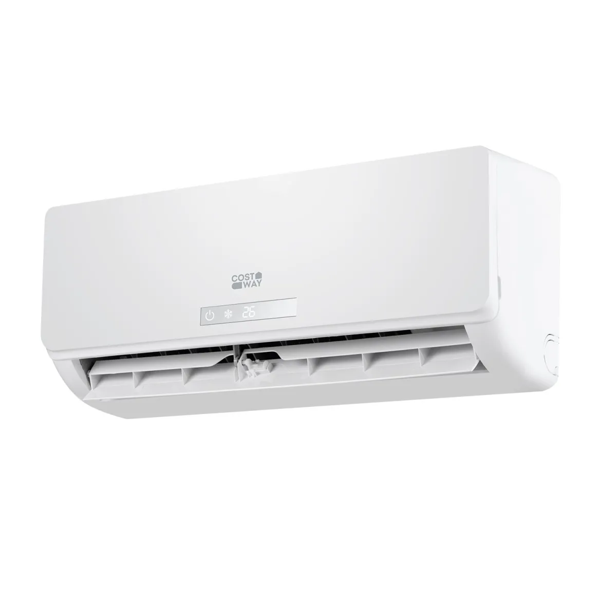 Split Klimaanlage 12000BTU (3,4 kW) mit Heizfunktion Klimasplittgeräte leise mit Kältemittel R32 & Montagematerial