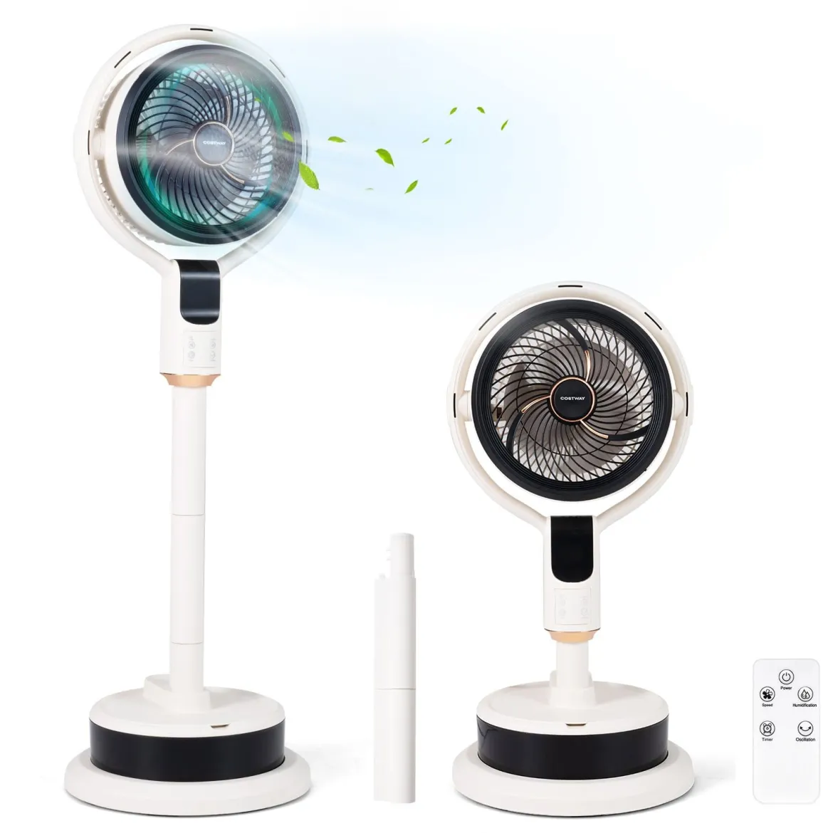 Standventilator mit Fernbedienung Leiser Ventilator mit 90°-Schwenkfunktion