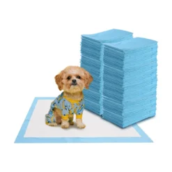 100 Stück Hunde Trainingsunterlagen mit Auslaufsicheres 5-lagiges Design Welpenunterlagen 60 x 60 cm