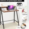 2-stöckig Schreibtisch Computertisch Arbeitstisch Bürotisch Büromöbel