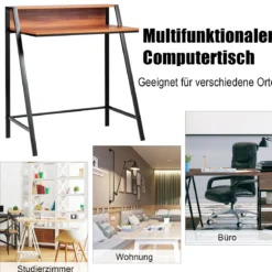 2-stöckig Schreibtisch Computertisch Arbeitstisch Bürotisch Büromöbel
