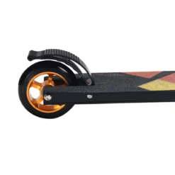 Stunt-Scooter Cityroller Scooter Tretroller mit PU-Rädern Schwarz
