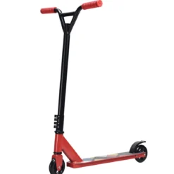 Stunt-Scooter Premium-Freestyle-Scooter für Kinder leichter Aluminium-Tretroller 68 x 47,5 x 82 cm Rot