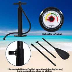 SUP Board Aufblasbar Stand up Board Paddelboard Blau