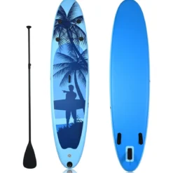 SUP Board Aufblasbar Stand up Board Paddelboard Blau