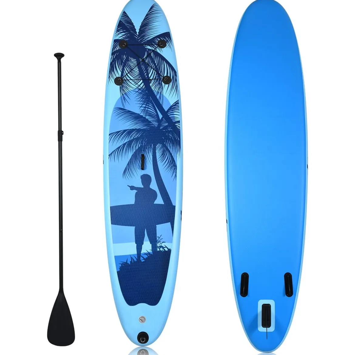 SUP Board Aufblasbar Stand up Board Paddelboard Blau