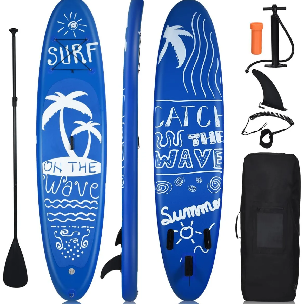 SUP Board Aufblasbar Stand up Board Paddelboard Navy