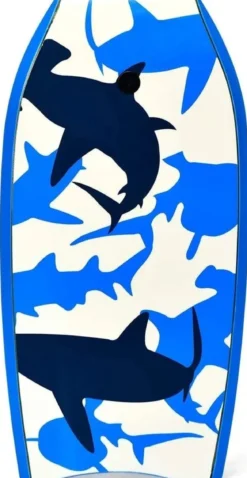 Sup-Board Bodyboard Schwimmbrett Schwimmboard Surfbrett 94 x 47 x 5,5 cm Blau