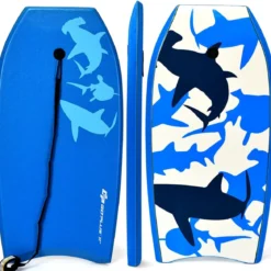 Sup Board Kinder Bodyboard Surfbrett Surfboard Blau 104 x 52 x 6 cm