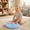 13-Tasten Kinder Keyboard mit Musik & Licht Baby Klavier Tragbares Musikinstrument Spielzeugklavier