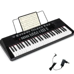 54 Tasten Klavier Keyboard für Anfänger Elektronisches Keyboard Set mit 200 Rhythmen & 200 Klangfarben