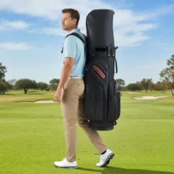 11 Teiliges Golfschläger Set für Rechtshänder mit Golftasche Golf Set Golfschlägersätze Caddy Bag