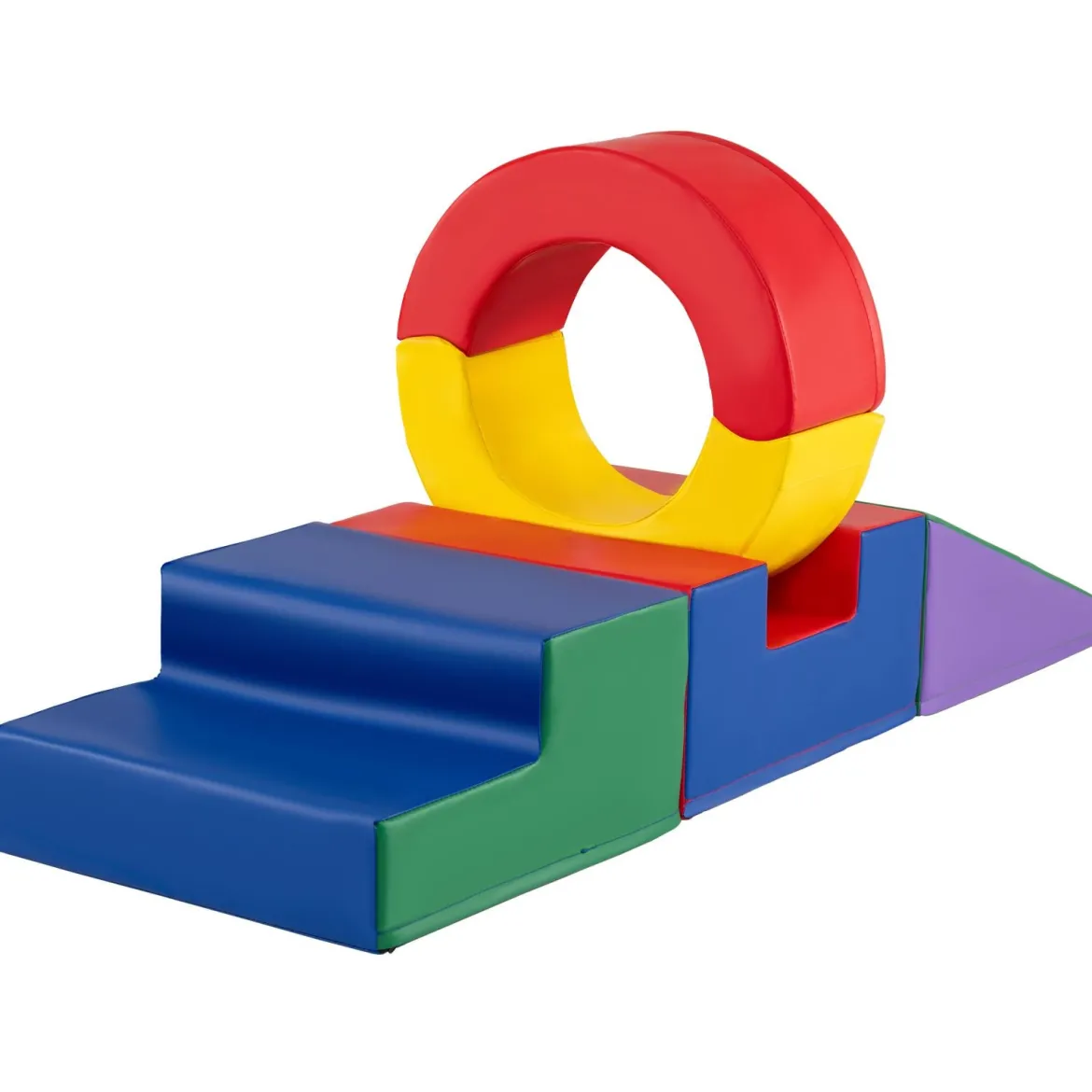 5-teiliges Kletterspielzeug für Kinder weiches Kletter- & Krabbel-Spielset für Kleinkinder Mehrfarbig