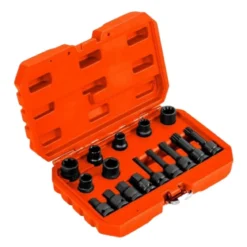 27-teiliges Schraubenausdreher Set mit Kasten Profi Linksausdreher Set Bolzenausdreher Set