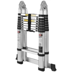 Teleskopleiter Aluminium Klappleiter Mehrzweckleiter Multifunktionsleiter Anlegeleiter Belastbarkeit 150 kg