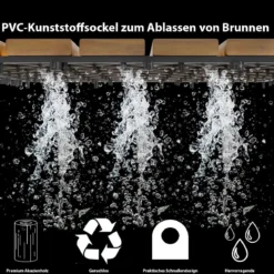 Terrassenfliesen aus Akazienholz Indoor und Outdoor Bodenbelag 30 x 30 x 2,5 cm Braun