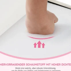 6 TLG. Kinder Schamstoff Bausteine mit Kletterfelsen zum Klettern & Krabbeln mit Klettverschlüsse