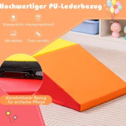 2 TLG. Kinder Schaumstoff Bausteine zum Toben & Klettern Softbausteine Riesenbausteine mit Klettverschlüsse