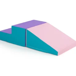 2 TLG. Kinder Schaumstoff Bausteine zum Toben & Klettern Softbausteine Riesenbausteine mit Klettverschlüsse