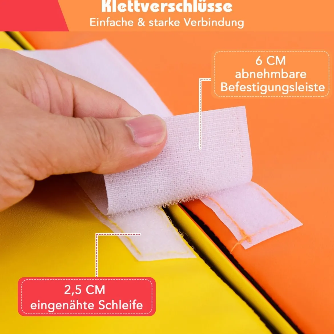 2 TLG. Kinder Schaumstoff Bausteine zum Toben & Klettern Softbausteine Riesenbausteine mit Klettverschlüsse