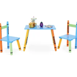 3 tlg. Kindersitzgruppe Kindermöbel mit Stuhl und Tisch