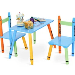 3 tlg. Kindersitzgruppe Kindermöbel mit Stuhl und Tisch
