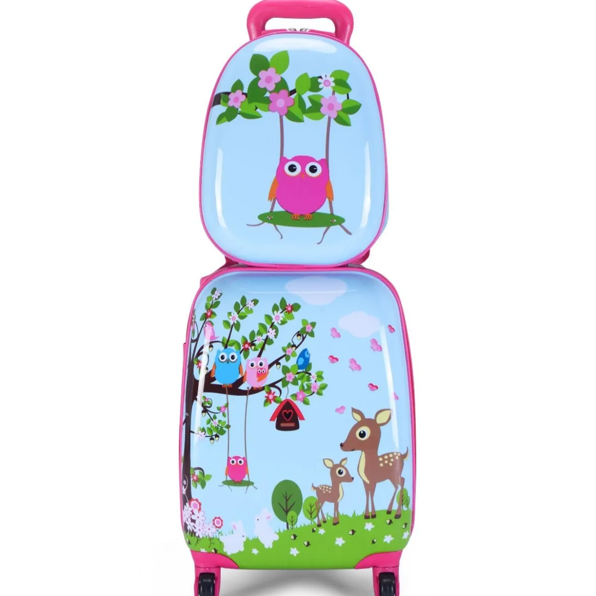 2 tlg Kofferset Kindergepäck 16'' Koffer + 12'' Rucksack