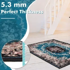 Traditioneller Teppich für Wohnzimmer Ästhetischer Teppich 230 x 160 cm
